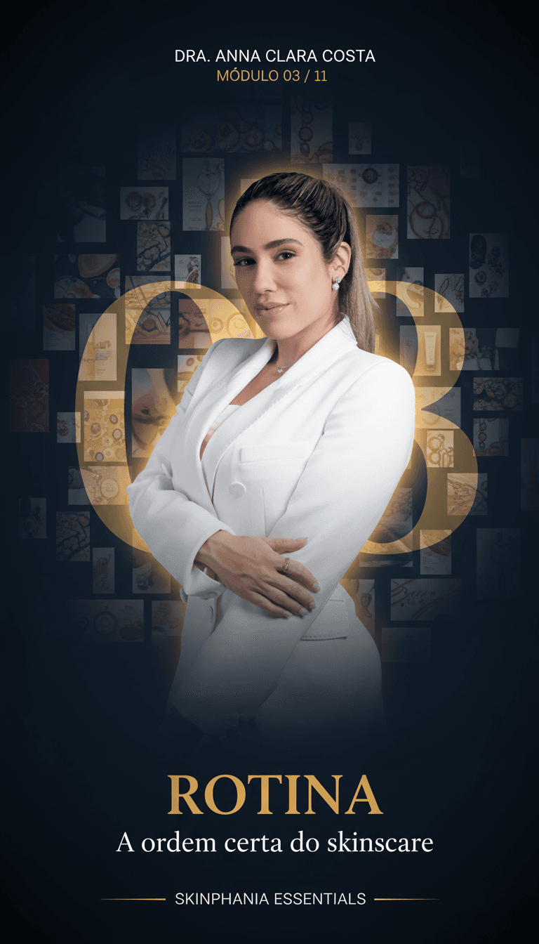 Módulo 3 — Rotina de skincare: a ordem certa